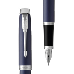 IM Blue/Chrome Fyldepen i gruppen Penne / Fine Writing / Fyldepenne hos Pen Store (104673)