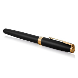Sonnet Black/Gold Fyldepen Medium i gruppen Penne / Fine Writing / Fyldepenne hos Pen Store (104695)