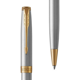 Sonnet Steel/Gold Kuglepen i gruppen Penne / Fine Writing / Kuglepenne hos Pen Store (104699)