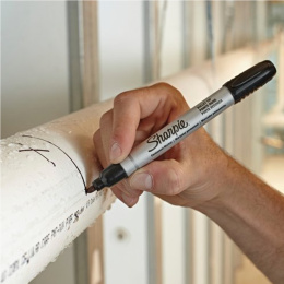 Metal Small Permanent Marker Sort i gruppen Penne / Kunstnerpenne / Tusser hos Pen Store (104767)