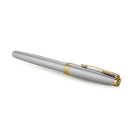 Sonnet Steel/Gold Rollerball i gruppen Penne / Fine Writing / Rollerballpenne hos Pen Store (104790)