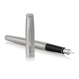 Sonnet Steel/Chrome Fyldepen Fine i gruppen Penne / Fine Writing / Fyldepenne hos Pen Store (104817)