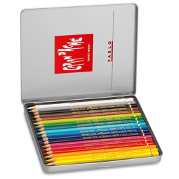 Pablo Farveblyanter sæt 18 stk i gruppen Penne / Kunstnerpenne / Farveblyanter  hos Pen Store (105021)