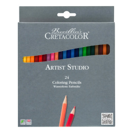 Artist Studio Farveblyanter sæt 24 stk i gruppen Penne / Kunstnerpenne / Farveblyanter  hos Pen Store (105030)