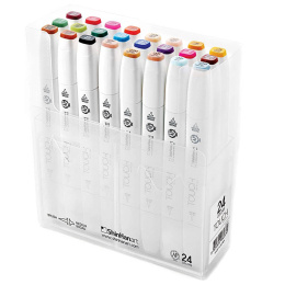 Twin Brush Marker sæt 24 stk i gruppen Penne / Kunstnerpenne / Illustrationmarkers hos Pen Store (105316)
