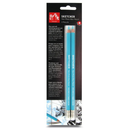 Sketcher Non-photo blue 2 stk i gruppen Kunstnerartikler / Kridt og blyanter / Grafit og blyant hos Pen Store (105847)
