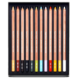 Pastel Pencils sæt 12 stk i gruppen Kunstnerartikler / Kunstnerfarver / Pastel hos Pen Store (105980)