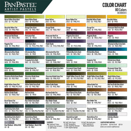 80 Color Set i gruppen Kunstnerartikler / Kunstnerfarver / Pastel / Tørpasteller hos Pen Store (106106)