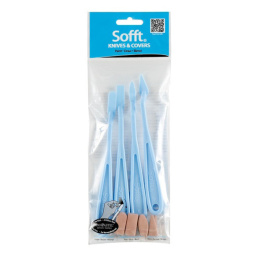 Sofft 4 x Knives & Covers i gruppen Kunstnerartikler / Kunstnertilbehør / Ruller og svampe hos Pen Store (106107)