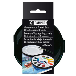 Campus Watercolor Travel Box i gruppen Kunstnerartikler / Kunstnerfarver / Akvarelmaling / Akvarelfarve i kop hos Pen Store (106245)