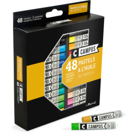 Campus 48 Pastels i gruppen Kunstnerartikler / Kridt og blyanter / Pastelkridt hos Pen Store (106256)
