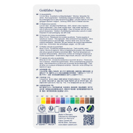 Goldfaber Aqua Watercolour Pencil 12-set i gruppen Penne / Kunstnerpenne / Akvarelblyanter hos Pen Store (106633)