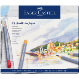 Goldfaber Aqua Watercolour Pencil 48-set i gruppen Penne / Kunstnerpenne / Akvarelblyanter hos Pen Store (106634)