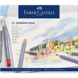 Goldfaber Aqua Watercolour Pencil 24-set i gruppen Penne / Kunstnerpenne / Akvarelblyanter hos Pen Store (106637)