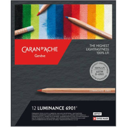 Luminance 6901 Farveblyanter sæt 12 stk i gruppen Penne / Kunstnerpenne / Farveblyanter  hos Pen Store (106639)