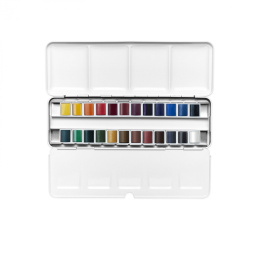 Cotman Water Colors Sketchers Metal Box i gruppen Kunstnerartikler / Farver / Akvarelmaling hos Pen Store (107244)