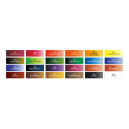 Water Colors PRO 24-set i gruppen Kunstnerartikler / Kunstnerfarver / Akvarelmaling hos Pen Store (107247)