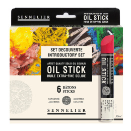 Oliekridt Introduktions 6-sæt i gruppen Kunstnerartikler / Kridt og blyanter / Pastelkridt hos Pen Store (107250)