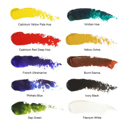 Winton Oil Color Tube 37 ml 10-set i gruppen Kunstnerartikler / Farver / Oliemaling hos Pen Store (107256)