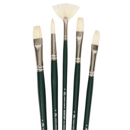 Winton Hog Brush 5-set i gruppen Kunstnerartikler / Pensler / Pensler med naturhår hos Pen Store (107666)