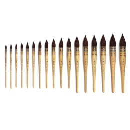 Kazan Egernhårspensel 803 Spids Mop Str. 3 i gruppen Kunstnerartikler / Pensler / Akvarelpensler hos Pen Store (108289)