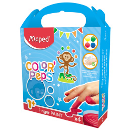 Color Peps Fingerfarver 4-sæt i gruppen Kids / Farve og maling til børn / Maling til børn / Fingermaling hos Pen Store (108764)