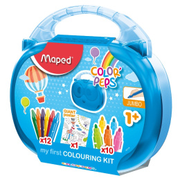 Color Peps Kit 22-sæt + Poster i gruppen Kids / Børnepenne / Farveblyanter til børn hos Pen Store (108777)