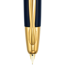 Capless Fyldepen Black/Gold i gruppen Penne / Fine Writing / Fyldepenne hos Pen Store (109539)