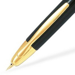 Capless Fyldepen Black/Gold i gruppen Penne / Fine Writing / Fyldepenne hos Pen Store (109539)