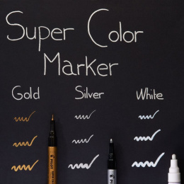 Super Color Marker Extra Fine Gold i gruppen Penne / Mærkning og kontor / Markeringspenne hos Pen Store (109647)