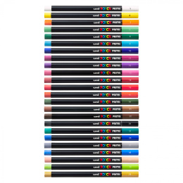 Posca Pastel pastelkridt 24-sæt i gruppen Kunstnerartikler / Farver / Pastel hos Pen Store (110411)