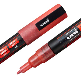 Posca PC-3M Glitter Red tones 4-sæt i gruppen Penne / Kunstnerpenne / Illustrationmarkers hos Pen Store (110416)