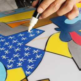 Posca Marker Hvid 8-sæt i gruppen Penne / Kunstnerpenne / Illustrationmarkers hos Pen Store (110419)