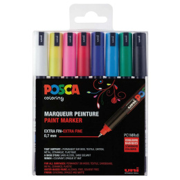 Posca PC-1MR Standard Colours 8-sæt i gruppen Penne / Kunstnerpenne / Illustrationmarkers hos Pen Store (110433)