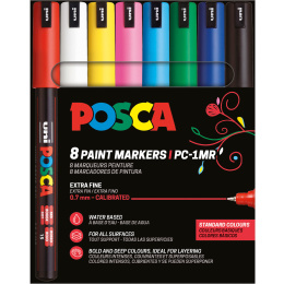 PC-1MR Standard Colours 8-sæt i gruppen Penne / Kunstnerpenne / Illustrationmarkers hos Pen Store (110433)