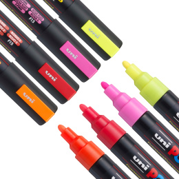 Posca PC-5M Neon 4-sæt i gruppen Penne / Kunstnerpenne / Illustrationmarkers hos Pen Store (110434)