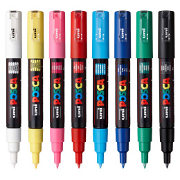 Posca PC-1MC Standard Colours 8-sæt i gruppen Penne / Kunstnerpenne / Illustrationmarkers hos Pen Store (110436) Posca PC-1MC Standard Colours 8-sæt i gruppen Penne / Kunstnerpenne / Illustrationmarkers hos Pen Store (110436)