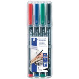 Lumocolor permanent Superfine sæt 4 stk i gruppen Penne / Mærkning og kontor / Markeringspenne hos Pen Store (110759)