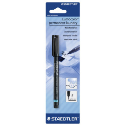 Lumocolor permanent laundry F (0.6 mm) i gruppen Hobby & Kreativitet / Farver / Tekstilfarve og tekstiltusch hos Pen Store (110979)