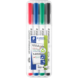 Lumocolor Whiteboard Medium sæt 4 stk i gruppen Penne / Mærkning og kontor / Whiteboard tusser hos Pen Store (110983)