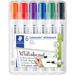 Lumocolor Whiteboard marker 6-pack 2 mm i gruppen Penne / Mærkning og kontor / Whiteboard tusser hos Pen Store (111000)