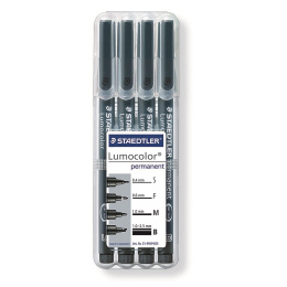 Lumocolor permanent sæt 4 stk i gruppen Penne / Mærkning og kontor / Markeringspenne hos Pen Store (111029)