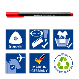 Triplus Fineliner stykkevis i gruppen Penne / Kunstnerpenne / Tusser hos Pen Store (111169_r)