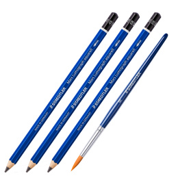 Mars Lumograph Aqua 5-sæt i gruppen Penne / Kunstnerpenne / Akvarelblyanter hos Pen Store (111230)
