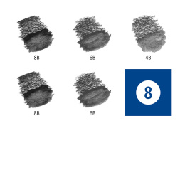 Mars Lumograph Aqua 5-sæt i gruppen Penne / Kunstnerpenne / Akvarelblyanter hos Pen Store (111230)