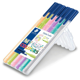 Triplus Color Pastel sæt 6 stk i gruppen Penne / Skrive / Fineliners hos Pen Store (111234)