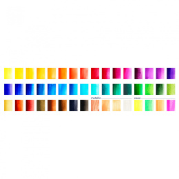 Akvarelsæt 48 farver + pensel i gruppen Kunstnerartikler / Kunstnerfarver / Akvarelmaling hos Pen Store (111746)