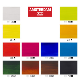 Akryl Landscape Sæt 12 x 20 ml i gruppen Kunstnerartikler / Kunstnerfarver / Akrylmaling hos Pen Store (111750)
