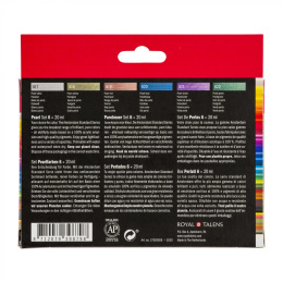 Akryl Pearl Sæt 6 x 20 ml i gruppen Kunstnerartikler / Kunstnerfarver / Akrylmaling hos Pen Store (111753)