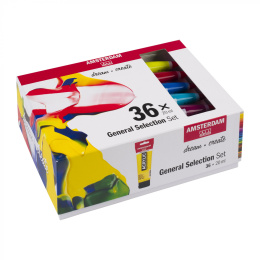 Akryl Standard Sæt 36 x 20 ml i gruppen Kunstnerartikler / Kunstnerfarver / Akrylmaling hos Pen Store (111759)